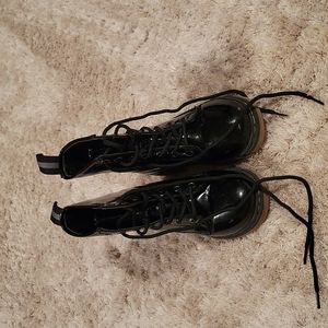 Toddler girl black boots